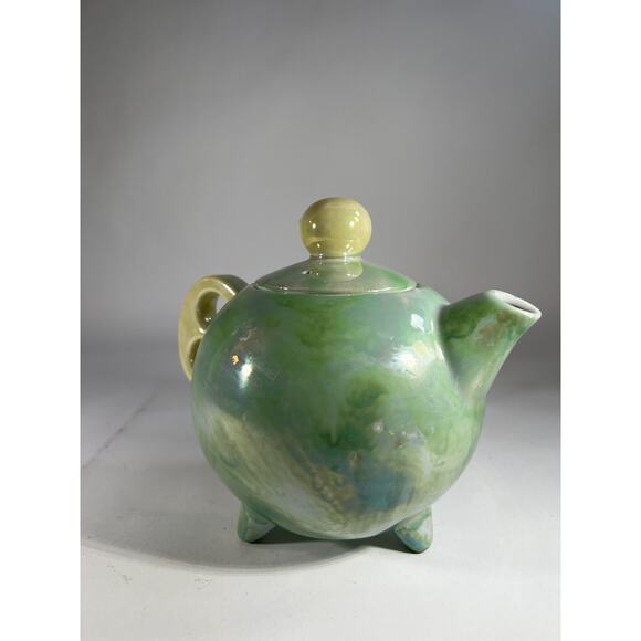 Luster Japan Fine China Tea Pot National Silver Vintage Glassware Japanese R8361 - Picture 6 of 16